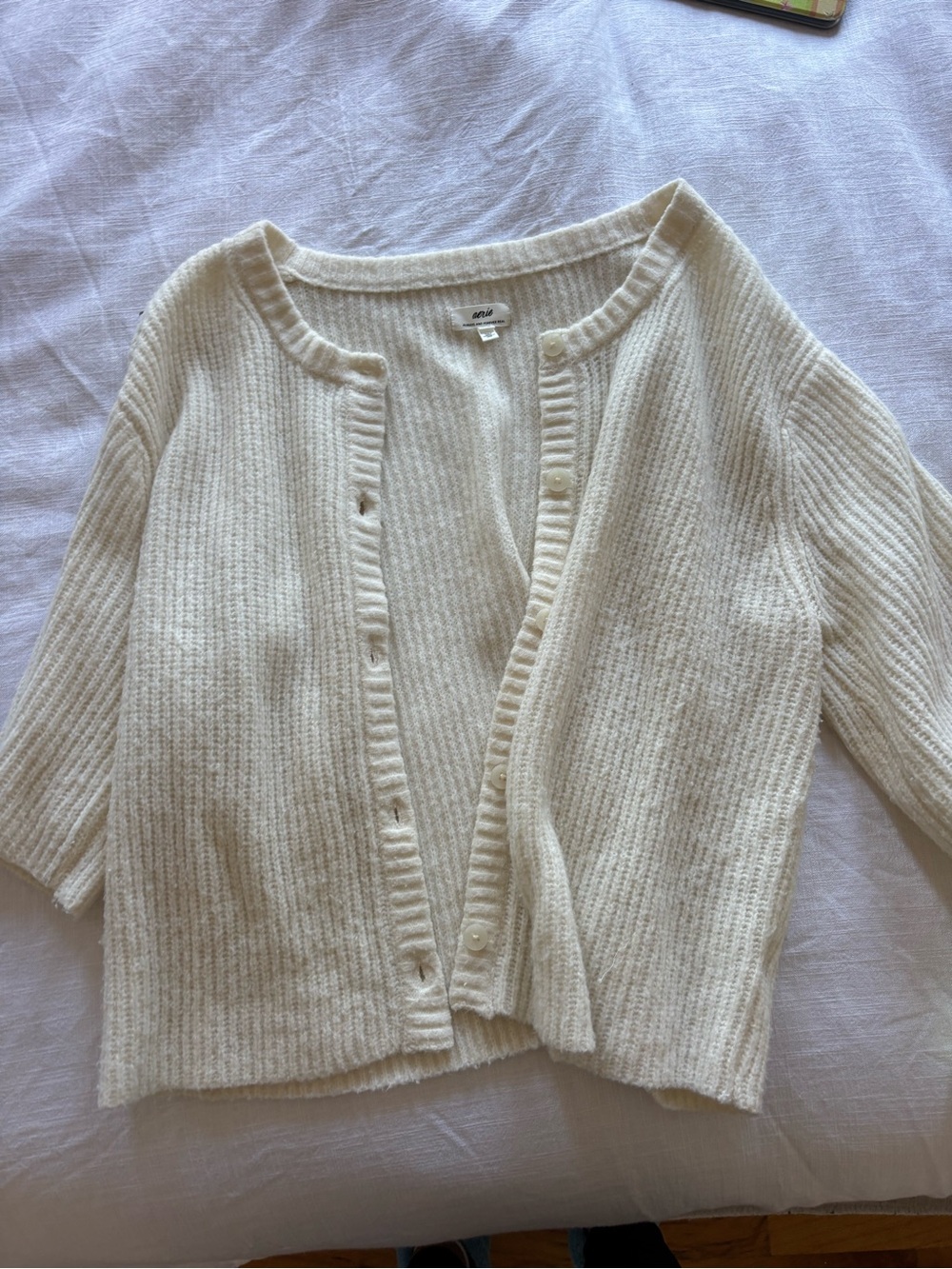 Aerie Unreal Short Sleeve Cardigan